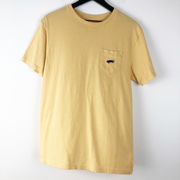 Vans Other - Vans Mens Yellow Tee Size m